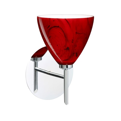 Besa Lighting Mia Chrome LED Sconce