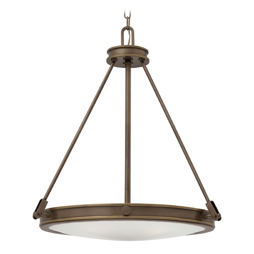 Collier 21.50-Inch Pendant in Light Oiled Bronze by Hinkley Lighting