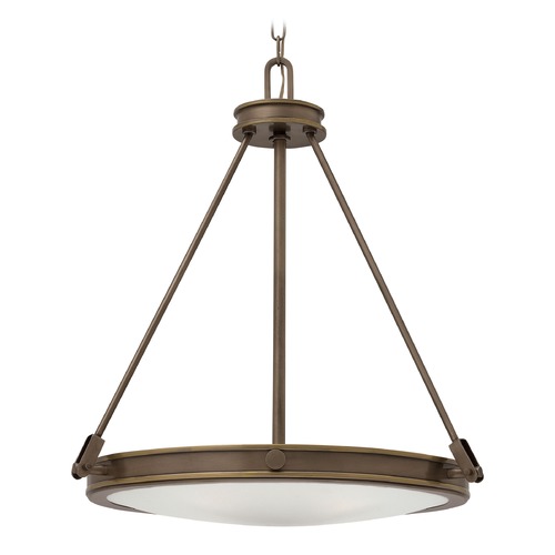 Hinkley Collier 21.50-Inch Pendant in Light Oiled Bronze by Hinkley Lighting 3384LZ