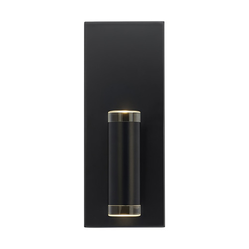 Dobson II LED Bath Light in Matte Black by Visual Comfort Modern
