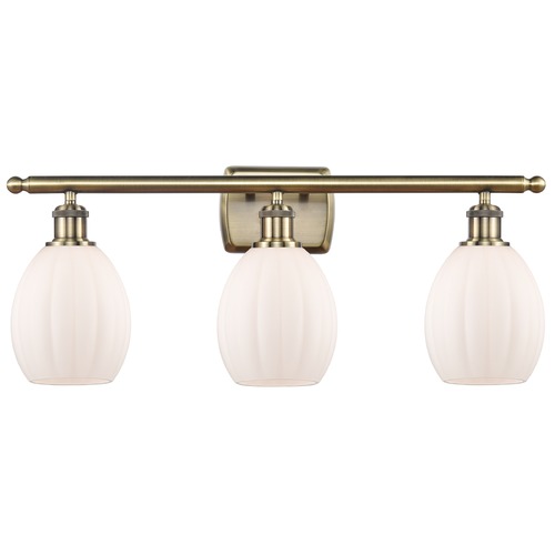 Innovations Lighting Innovations Lighting Eaton Antique Brass Bathroom Light 516-3W-AB-G81