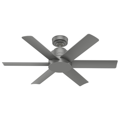 Hunter Fan Company Kennicott Matte Silver Ceiling Fan by Hunter Fan Company 51115