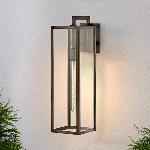 Max 25-Inch Burnished Bronze LED Outdoor Wall Light by Hinkley Lighting