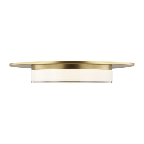Sean Lavin Sen 17-Inch LED Flush Mount in Brass by Visual Comfort Modern
