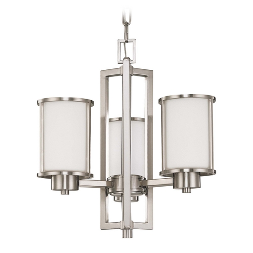Mini Chandelier in Brushed Nickel by Nuvo Lighting