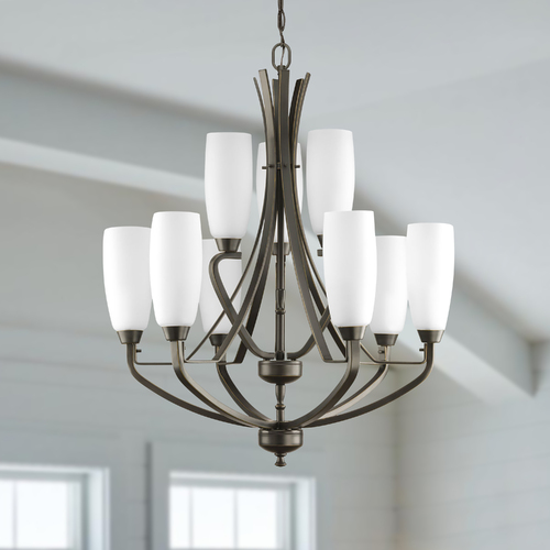 Progress Lighting Wisten 27-Inch Chandelier in Antique Bronze by Progress Lighting P4439-20