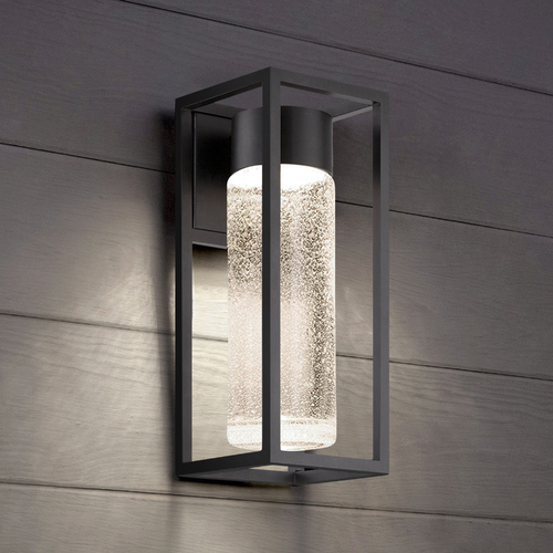 Structure 16-Inch LED Wall Light in Black by Modern Forms