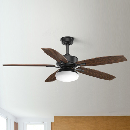 Progress Lighting BilloW Forged Black LED Ceiling Fan by Progress Lighting P2552-80