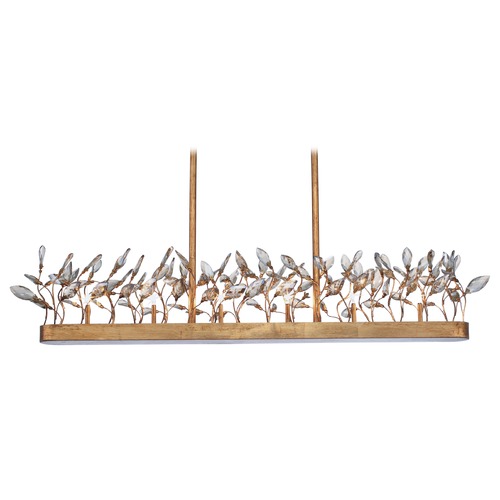 Maxim Lighting Maxim Lighting Crystal Garden Gold Leaf Chandelier 30447CGGL