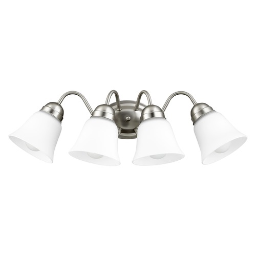 Quorum Lighting Satin Nickel Bathroom Light by Quorum Lighting 5404-4-65