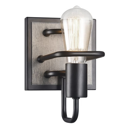 Matteo Lighting Napa Wood Grain Sconce by Matteo Lighting S06201WD