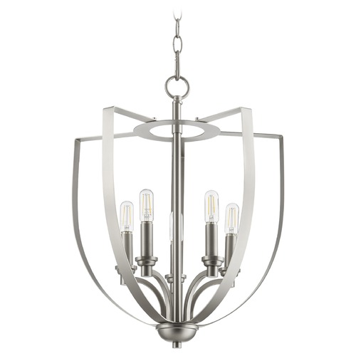 Dakota Satin Nickel Pendant by Quorum Lighting
