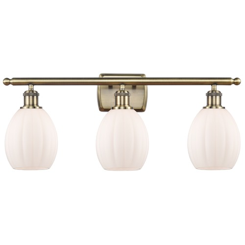 Innovations Lighting Eaton Antique Brass LED Bathroom Light by Innovations Lighting 516-3W-AB-G81-LED