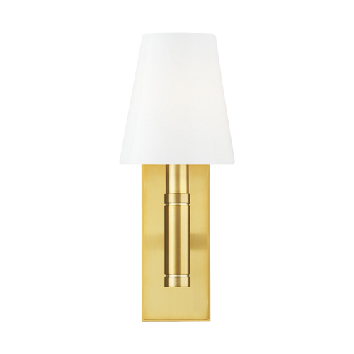 Visual Comfort Studio Collection Thomas O'Brien 14-Inch Tall Beckham Classic Burnished Brass Sconce by Visual Comfort Studio TV1001BBS