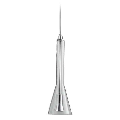 Oxygen Liberty Clear Ombre LED Pendant in Polished Chrome by Oxygen Lighting 3-652-14