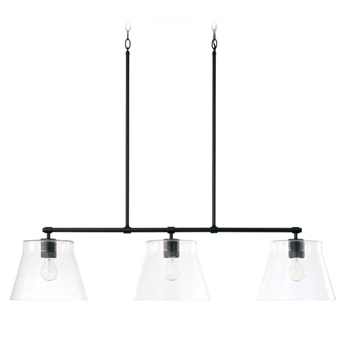 HomePlace by Capital Lighting Baker 44.50-Inch Linear Chandelier in Matte Black by HomePlace by Capital Lighting 846931MB