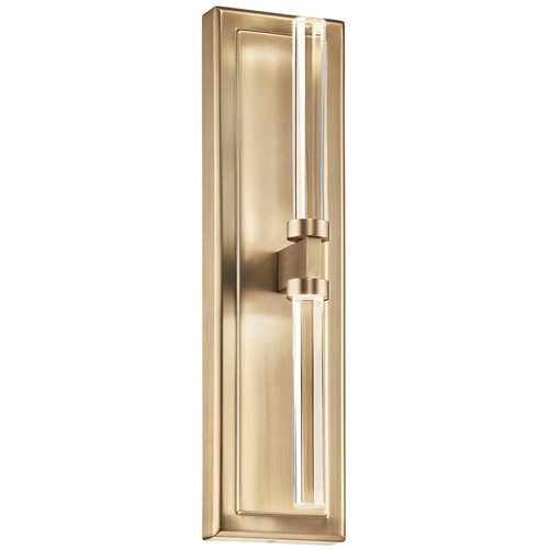 Sycara 19-Inch LED Wall Sconce in Champagne Bronze by Kichler Lighting
