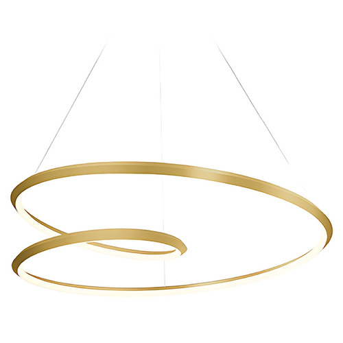 Kuzco Lighting Kuzco Lighting Ampersand Brushed Gold LED Pendant Light PD22339-BG-UNV-010