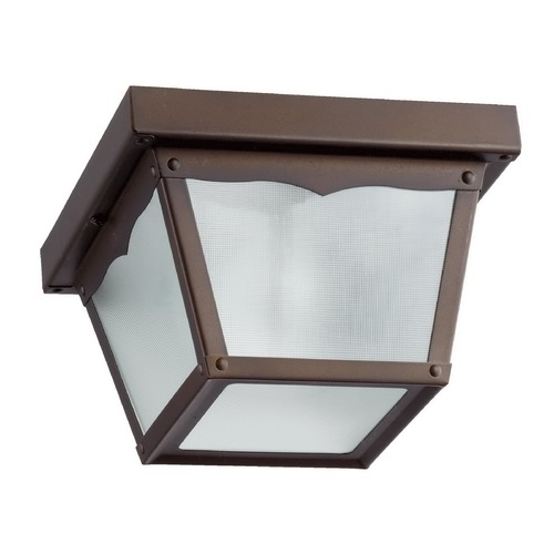 Quorum Lighting Oiled Bronze Close To Ceiling Light by Quorum Lighting 3080-7-86