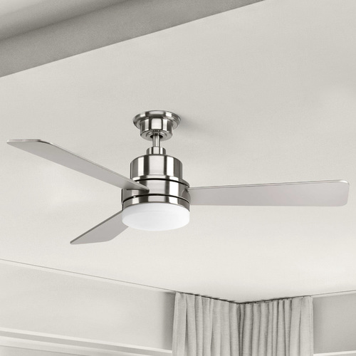 Progress Lighting Trevina II Brushed Nickel LED Ceiling Fan by Progress Lighting P2556-0930K