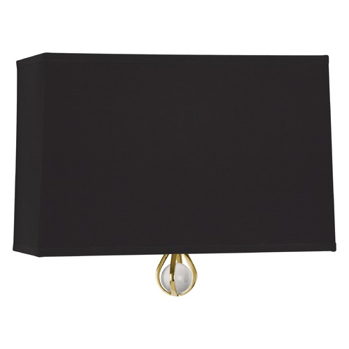 Williamsburg Custis Modern Brass Sconce by Robert Abbey