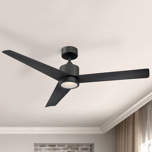 Modern Forms by WAC Lighting Lotus 54-Inch LED Smart Outdoor Fan in Bronze by Modern Forms FR-W1809-54L-27-BZ