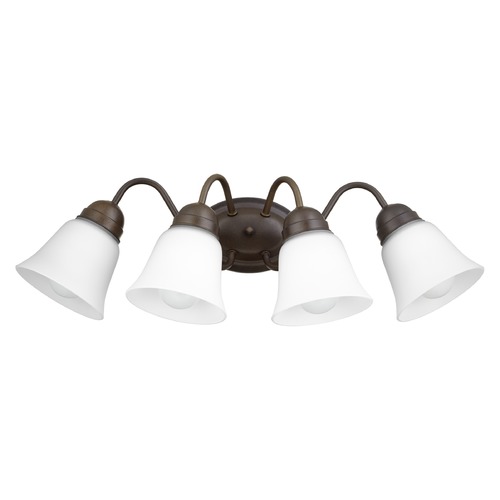 Quorum Lighting Oiled Bronze Bathroom Light by Quorum Lighting 5404-4-86