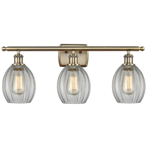 Innovations Lighting Eaton Antique Brass Bathroom Light by Innovations Lighting 516-3W-AB-G82