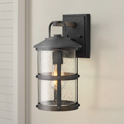 Hinkley Lakehouse 14.50-Inch Aged Zinc LED Outdoor Wall Light by Hinkley Lighting 2680DZ-LL