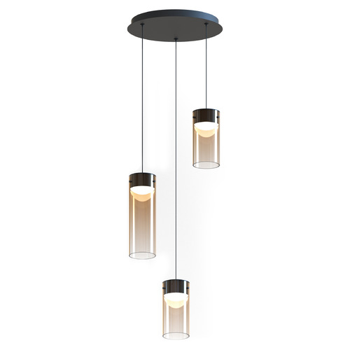 ET2 Lighting Highball Gunmetal LED Multi-Light Pendant by ET2 Lighting E21183-05GM