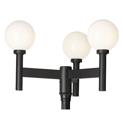 Z-Lite Laurent Black Post Light