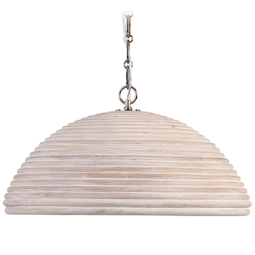 Linnea Polished Nickel Amber Ribbon Glass Linear Chandelier