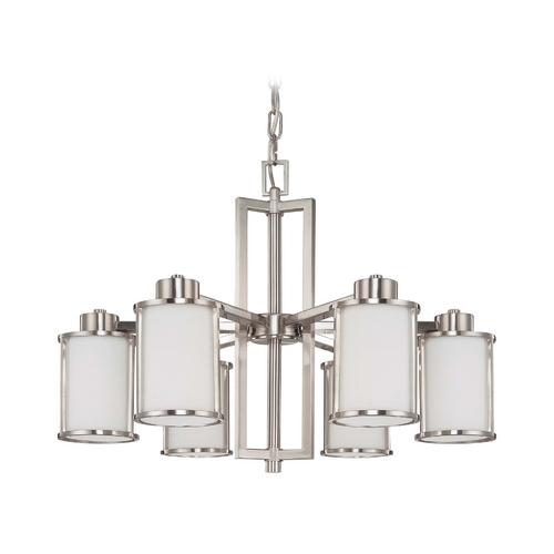 Nuvo Lighting Chandelier in Brushed Nickel by Nuvo Lighting 60/2853