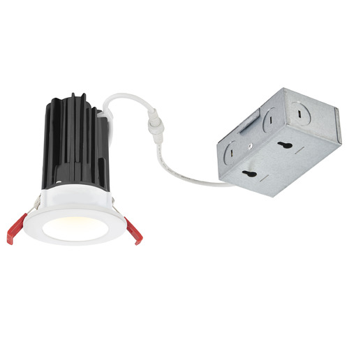 2-Inch LED Canless Recessed Downlight White/White 15W 2700K by Recesso