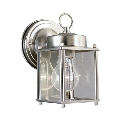 Progress Lighting Outdoor Wall Light in Brushed Nickel by Progress Lighting P5607-09