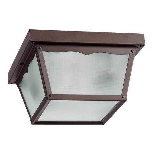 Quorum Lighting Oiled Bronze Close To Ceiling Light by Quorum Lighting 3080-9-86