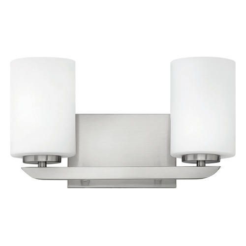 Hinkley Kyra 2-Light Brushed Nickel Bath Light by Hinkley Lighting 55022BN