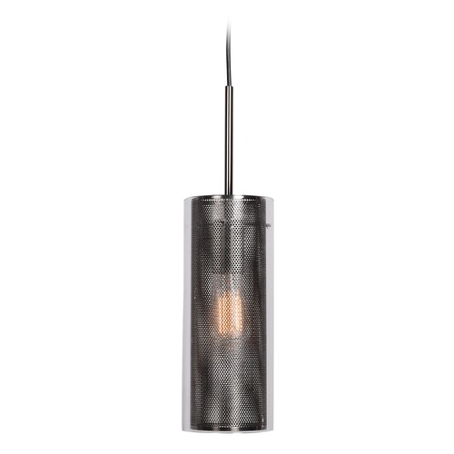 Access Lighting Mid-Century Modern Mini Pendant Black Chrome Multis by Access Lighting by Access Lighting 63987-BCH/CLR