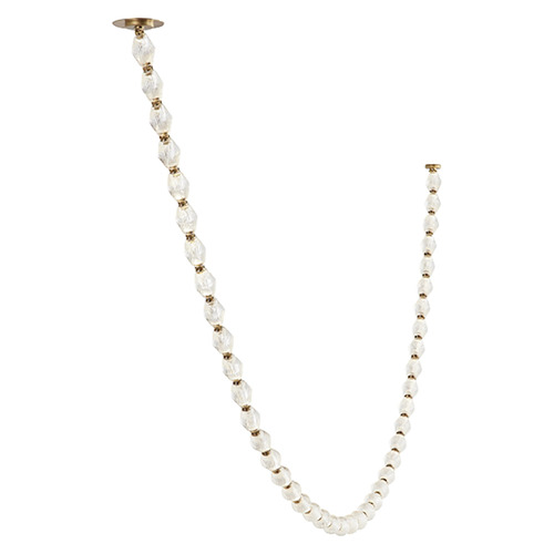 Sean Lavin Collier 132 277V 2700K LED Chandelier in Brass by Visual Comfort Modern