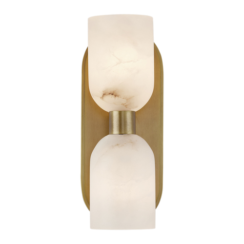 Alora Lighting Elisa Carlucci Lucian Vintage Brass Sconce