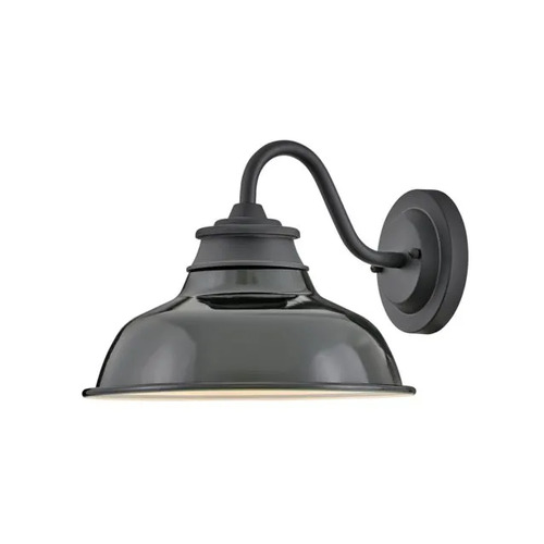 Hinkley Wallace Gooseneck Barn Light in Black by Hinkley Lighting 23080MB-GK