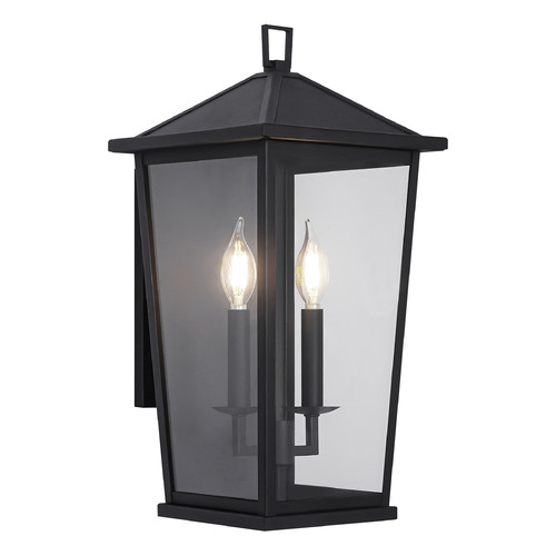 Matteo Lighting Ingress Matte Black Outdoor Wall Light by Matteo Lighting S11902MB