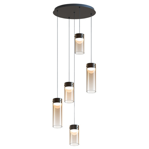 Highball Gunmetal LED Multi-Light Pendant by ET2 Lighting