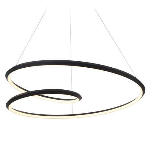 Kuzco Lighting Kuzco Lighting Ampersand Black LED Pendant Light PD22339-BK-UNV-010
