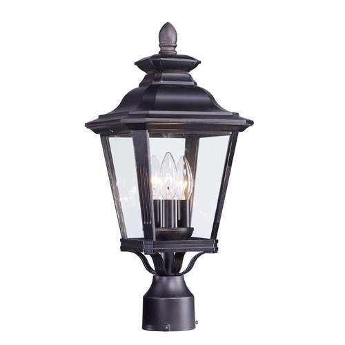 Maxim Lighting Knoxville Bronze Post Light by Maxim Lighting 1130CLBZ