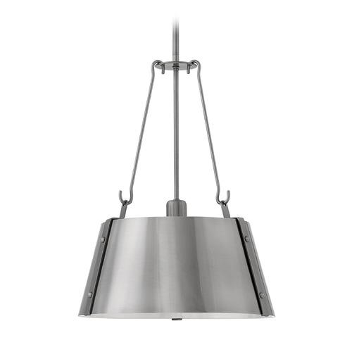 Hinkley Cartwright 15.25-Inch Pendant in Polished Antique Nickel by Hinkley Lighting 3394PL