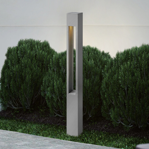Atlantis 30-Inch LED Bollard in Titanium by Hinkley Lighting