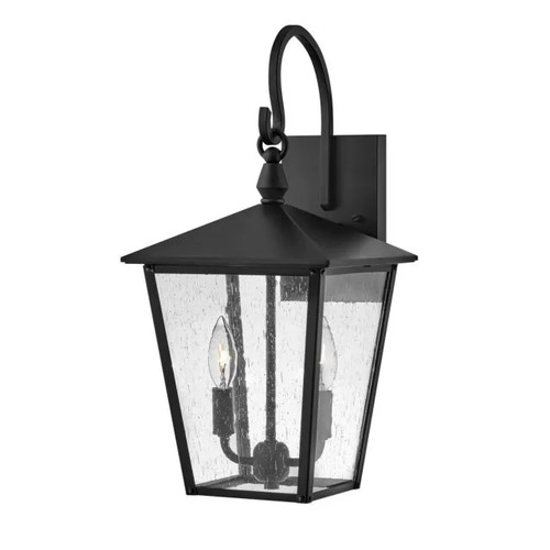 Huntersfield Medium Wall Lantern in Black by Hinkley Lighting