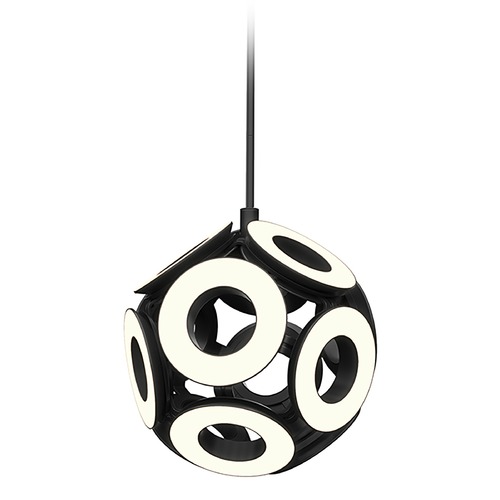 Kuzco Lighting Magellan 18-Inch LED Pendant in Black by Kuzco Lighting CH51818-BK