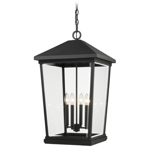 Beacon Black Outdoor Hanging Light by Z-Lite